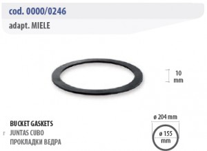 Прокладки ведра - Miele 0000/0246