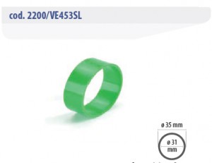 Силиконовое кольцо-фиксатор 2200/VE453SL (зелёное)