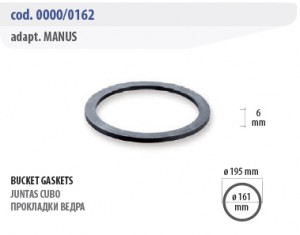 Прокладки ведра - Manus 0000/0162