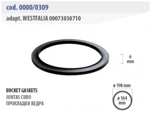 Прокладки ведра - Westfalia 00073030710