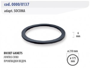 Прокладки ведра - Socoma