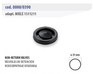 Невозвратные клапаны - Miele 0000-0390