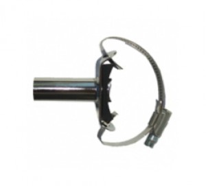 Хомут со штуцером д.шл.14-16(нерж.сталь) д.тр.31-50