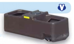 Прямоугольная поилка из очень стойкого полиэтилена PREBAC 70 л