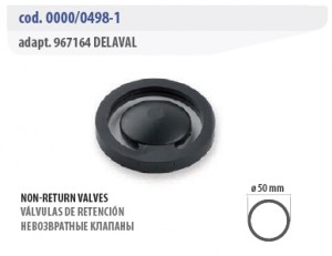 Невозвратные клапаны - Delaval 0000-0498-1