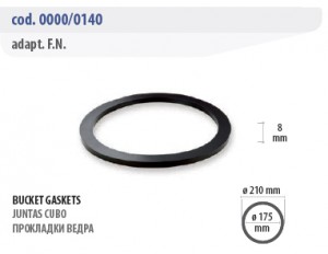 Прокладки ведра - adapt. F.N.