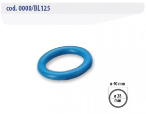 Резиновое кольцо-фиксатор 0000/BL125 (синее)